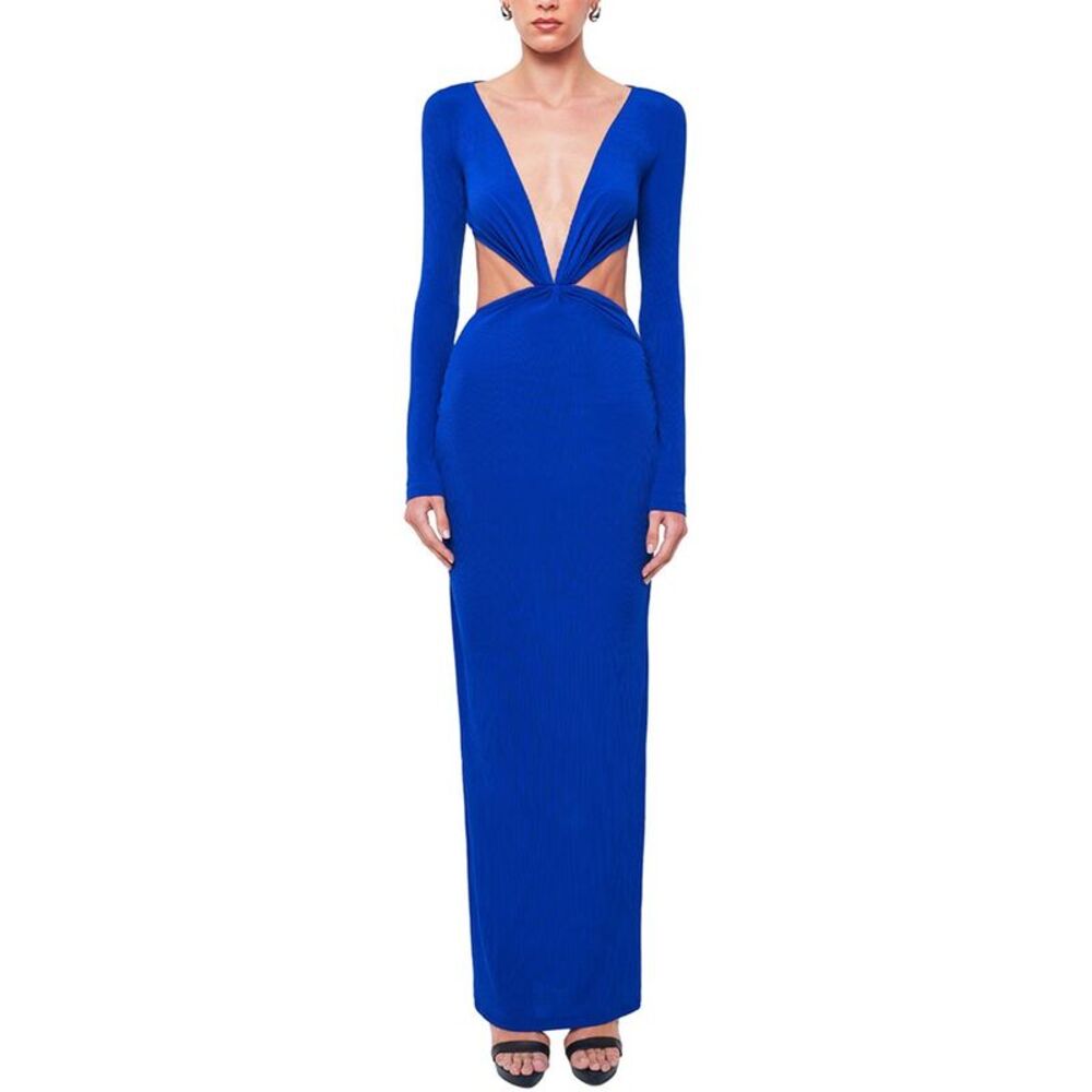 Ow Womens  Midnight Maxi Dress, Blue